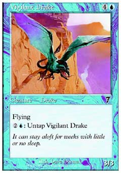 Vigilant Drake (7th Edition) Light Play