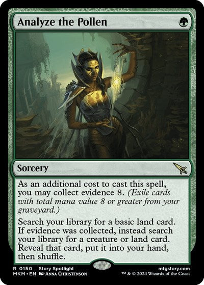Analyze the Pollen (Murders at Karlov Manor) Medium Play Foil