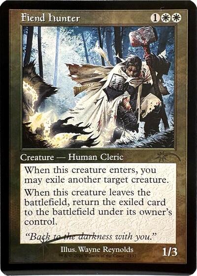 Fiend Hunter (Retro Frame) (Secret Lair) Near Mint Foil