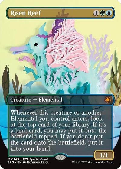 Risen Reef (Borderless) (Special Guests) Near Mint