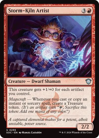 Storm-Kiln Artist (Commander: Secrets of Strixhaven) Near Mint