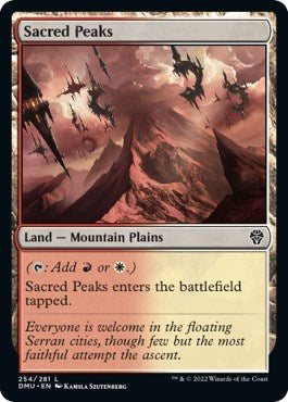 Sacred Peaks (Dominaria United) Light Play
