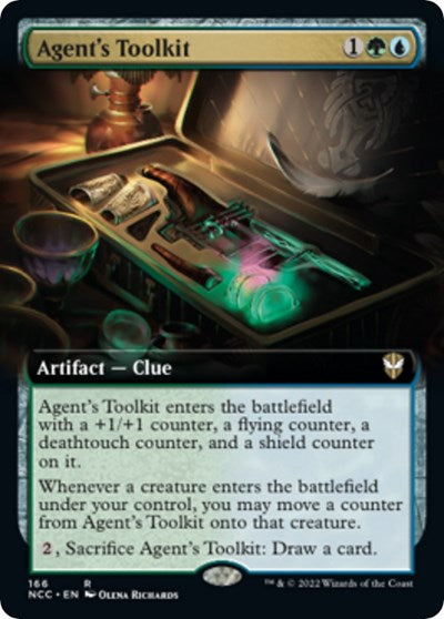 Agent's Toolkit (Extended Art) (Commander: Streets of New Capenna) Light Play