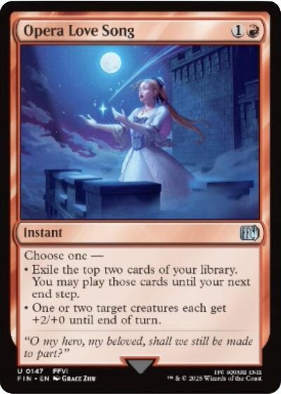 Opera Love Song (Universes Beyond: FINAL FANTASY) Near Mint Foil
