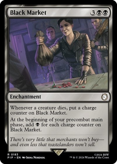 Black Market (Universes Beyond: Fallout) Light Play Foil