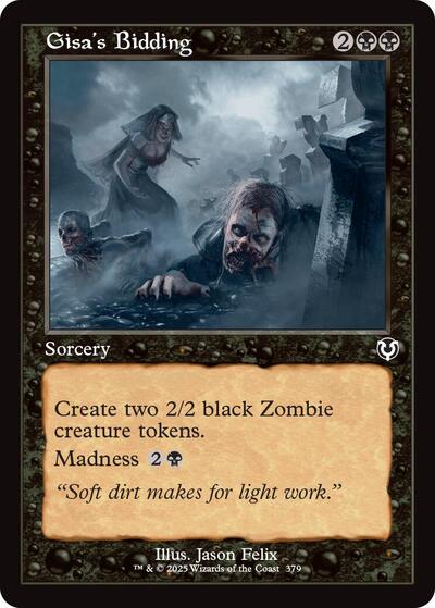 Gisa's Bidding (Retro Frame) (Innistrad Remastered) Near Mint Foil