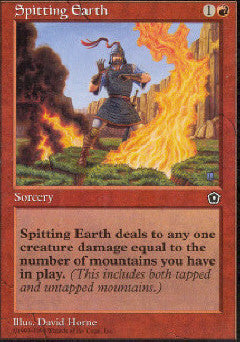 Spitting Earth (Portal Second Age) Damaged / Poor
