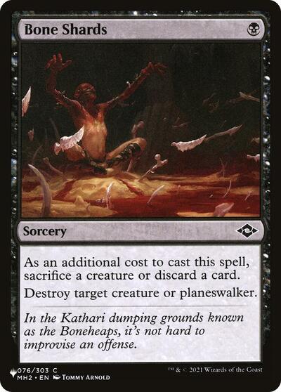 Bone Shards (The List) Near Mint