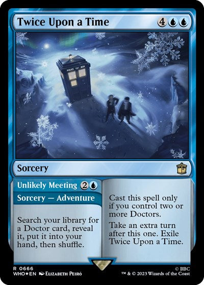 Twice Upon a Time (Surge Foil) (Universes Beyond: Doctor Who) Near Mint Foil