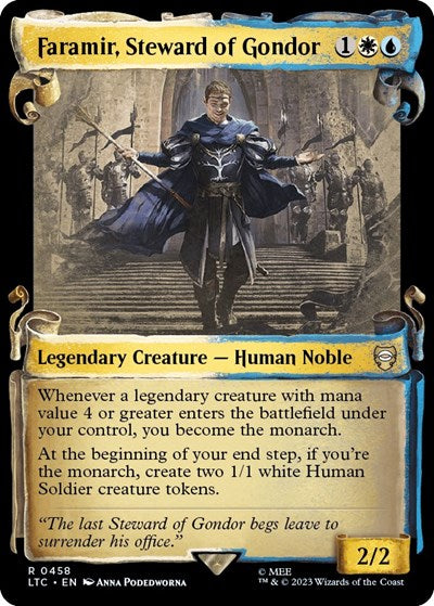 Faramir, Steward of Gondor (Showcase Scrolls) (Commander: The Lord of the Rings: Tales of Middle-earth) Near Mint Foil