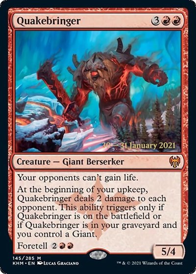 Quakebringer (Promos: Prerelease Cards) Near Mint Foil