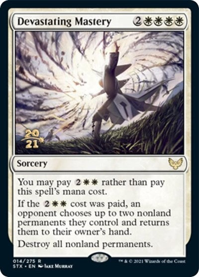 Devastating Mastery (Promos: Prerelease Cards) Light Play Foil