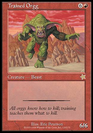 Trained Orgg (Starter 1999) Medium Play