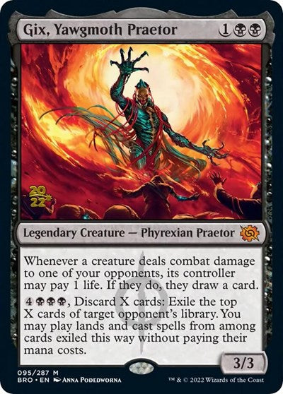 Gix, Yawgmoth Praetor (Promos: Prerelease Cards) Near Mint Foil