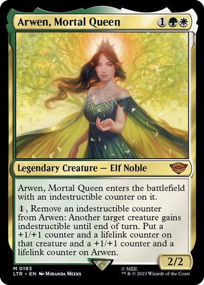 Arwen, Mortal Queen (Universes Beyond: The Lord of the Rings: Tales of Middle-earth) Medium Play