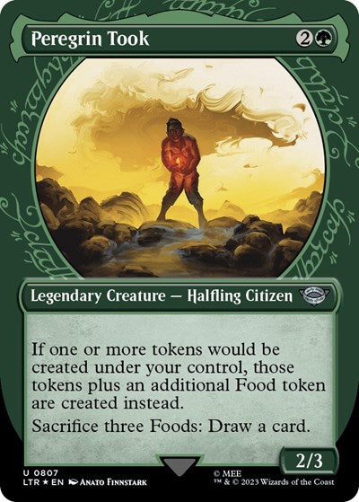 Peregrin Took (Showcase) (Surge Foil) (Universes Beyond: The Lord of the Rings: Tales of Middle-earth) Near Mint Foil