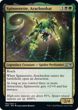 Spinnerette, Arachnobat (Unfinity) Light Play Foil