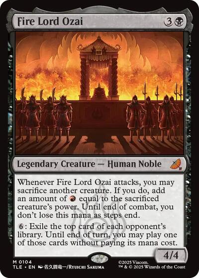 Fire Lord Ozai (Avatar: The Last Airbender: Eternal-Legal) Near Mint Foil