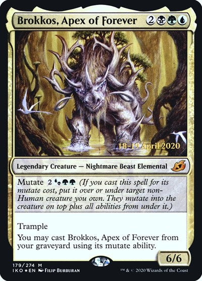 Brokkos, Apex of Forever (Promos: Prerelease Cards) Near Mint Foil