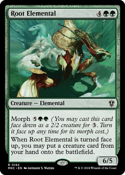 Root Elemental (Commander: Murders at Karlov Manor) Light Play