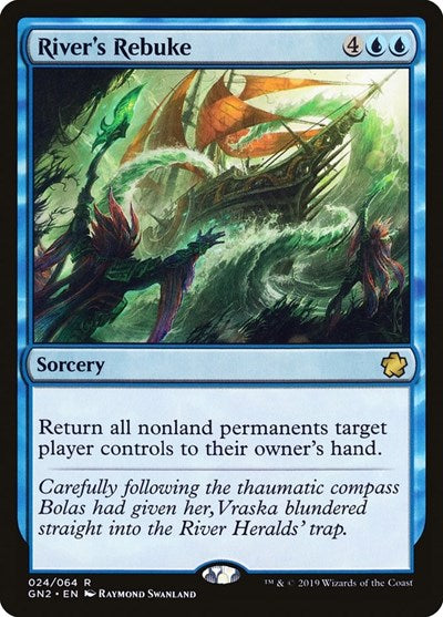 River's Rebuke (Magic Game Night 2019) Near Mint