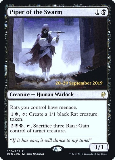 Piper of the Swarm (Promos: Prerelease Cards) Light Play Foil