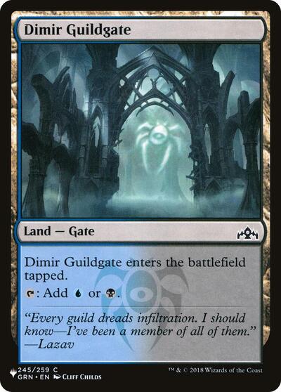 Dimir Guildgate (The List) Near Mint