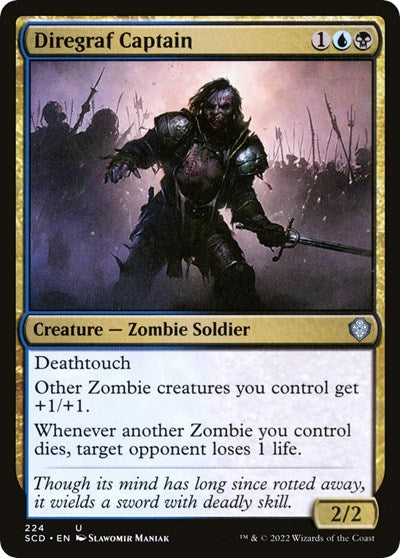 Diregraf Captain (Commander 2022 Starter Decks) Near Mint