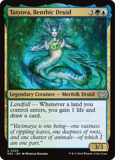 Tatyova, Benthic Druid (Commander: Duskmourn: House of Horror) Light Play