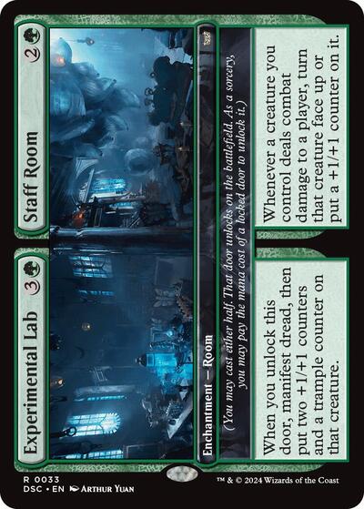 Experimental Lab / Staff Room (Commander: Duskmourn: House of Horror) Medium Play