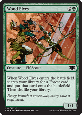 Wood Elves (Commander 2014 Edition) Near Mint