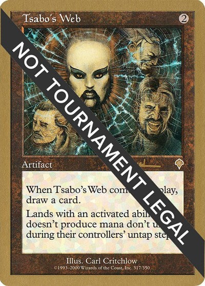 Tsabo's Web - 2001 Antoine Ruel (INV) (World Championship Decks) Medium Play