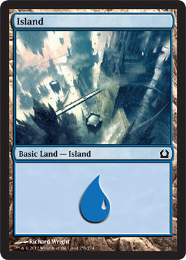 Island (259) (Return to Ravnica) Medium Play