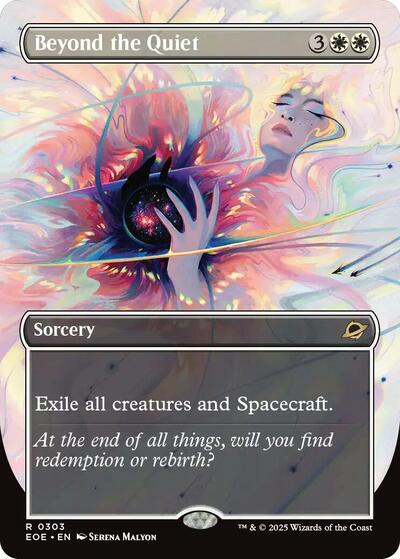 Beyond the Quiet (Borderless) (Edge of Eternities) Near Mint Foil