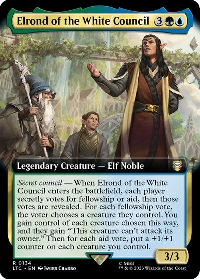 Elrond of the White Council Extended Art|0|0|0.00