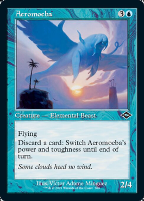 Aeromoeba (Retro Frame) (Modern Horizons 2) Light Play Foil