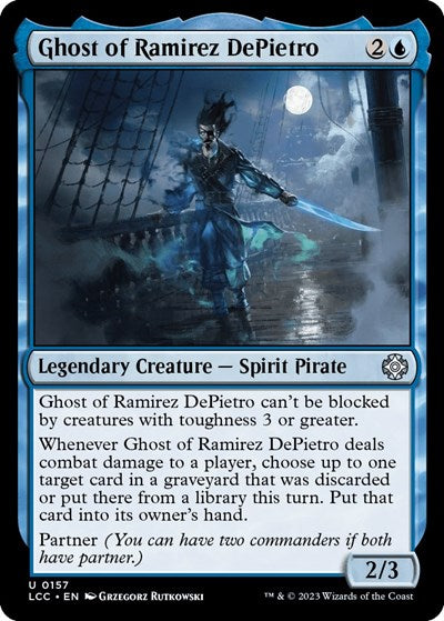 Ghost of Ramirez DePietro (Commander: The Lost Caverns of Ixalan) Light Play