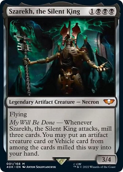 Szarekh, the Silent King (Surge Foil) (Universes Beyond: Warhammer 40K) Near Mint Foil