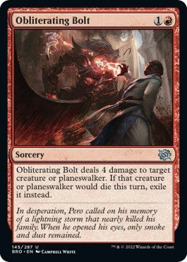 Obliterating Bolt (The Brothers' War) Medium Play
