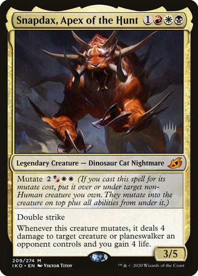 Snapdax, Apex of the Hunt (Promo Pack: Ikoria) Medium Play