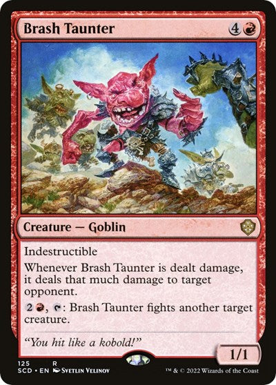 Brash Taunter (Commander 2022 Starter Decks) Near Mint
