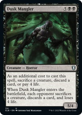 Dusk Mangler (Commander Legends: Battle for Baldur's Gate) Near Mint