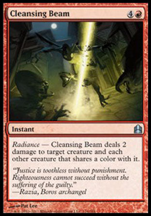Cleansing Beam (Commander) Light Play