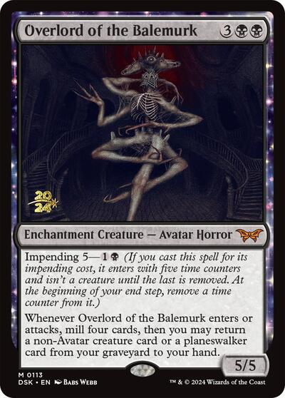 Overlord of the Balemurk (Promos: Prerelease Cards) Light Play Foil