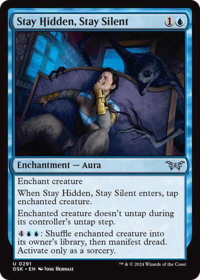 Stay Hidden, Stay Silent (0291) (Duskmourn: House of Horror) Near Mint Foil