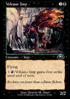 Volcano Imp (Planeshift) Light Play