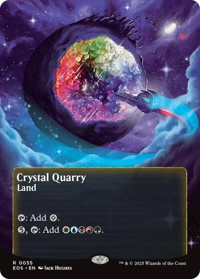 Crystal Quarry (0055) (Borderless) (Stellar Sights) Near Mint