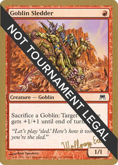 Goblin Sledder - 2003 Wolfgang Eder (ONS) (World Championship Decks) Light Play