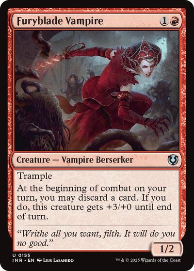 Furyblade Vampire (Innistrad Remastered) Light Play Foil