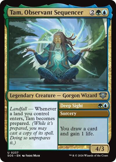 Tam, Observant Sequencer (Secrets of Strixhaven) Near Mint Foil
